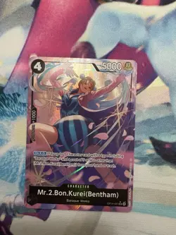 One Piece TCG English OP14-091 Mr. 2 Bon Kurei (Bentham) Alt Art Parallel - Image 1