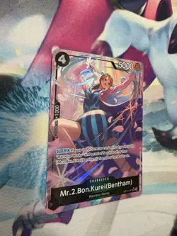 One Piece TCG English OP14-091 Mr. 2 Bon Kurei (Bentham) Alt Art Parallel - Image 3