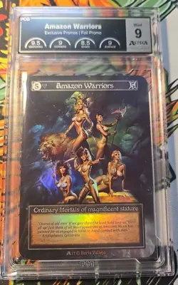 Amazon Warriors Exclusive Promo Alpha Investments PCG Mint 9 - Image 1