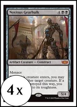 MTG - 4 x Noxious Gearhulk - Tarkir: Dragonstorm - Playset 4x x4 - Image 1