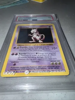 1999 Pokemon Base Set Shadowless Mewtwo Holo #10 PSA 7 – Vintage WOTC Card - Image 4