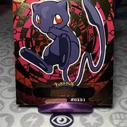 Shadow Box hit Crystal Card Collection Mew NON-TCG Pokemon Card Nintendo - Image 3