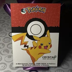 Shadow Box hit Crystal Card Collection Mew NON-TCG Pokemon Card Nintendo - Image 4