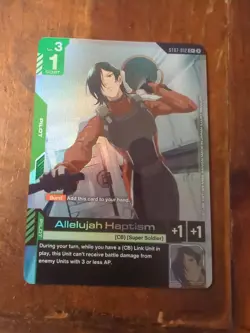 [ALT] ST07-012 Allelujah Haptism C+ Gundam TCG Card Game Alternate Art Bandai - Image 2