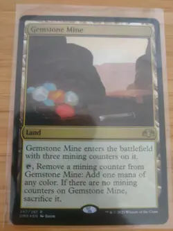 MTG Gemstone Mine (Foil) 247 Dominaria Remastered M/NM Free UK P&P - Image 1