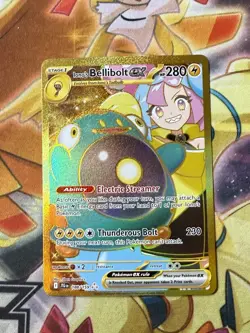 Pokemon TCG Iono's Bellibolt ex 188/159 Journey Together Hyper Rare Card - NM - Image 1
