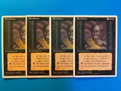 MTG 4x Pestilence Core Set 4th Edition OLD SCHOOL Magic the Gathering Card x4 NM - Image 1