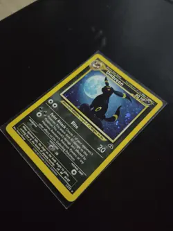 Umbreon 13/75 Neo Discovery Holo Rare Pokemon Card Inked - Image 4