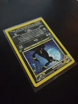 Umbreon 13/75 Neo Discovery Holo Rare Pokemon Card Inked - Image 5