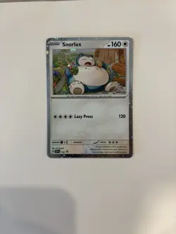 Pokemon TCG Snorlax Art Rare Card 151 Japanese Edition 181/165 & English Promo - Image 4