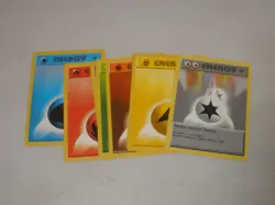 Lot of 7 - 1999 Pokemon Base 1st Edition Energy Cards - Image 1