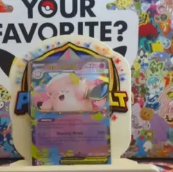 Mega Clefable ex 032/088 – Perfect Order – Pokemon Card Ultra Rare NM Holo - Image 1