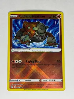 Radiant Heatran 027/189 Astral Radiance Pokemon TCG Card NM ✨ - Image 1