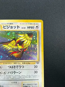 [NM] Pidgeot Pokemon Card Japanese No.018 Jungle Set Vintage Holo 19M26 - Image 5