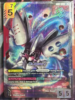Gundam TCG - Qubeley Newtype Challenge Winner Card (English) - Image 1