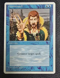 Counterspell MTG Core Set 4th Edition Regular MTG Magic Card LP - Image 1