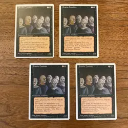 4x Scathe Zombies NM+ NEVER PLAYED MTG Fourth 4th Ed. Magic x4 FAST SHIPPING - Image 1