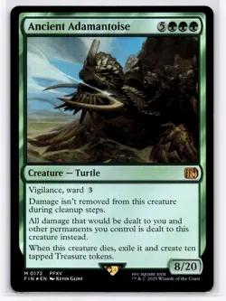 Ancient Adamantoise 172 Mythic FINAL FANTASY Magic: The Gathering Foil Near Mint - Image 1