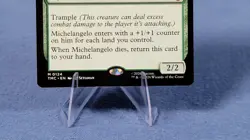 Michelangelo On The Scene NM TMC 124 Mtg Commander TMNT - Image 4