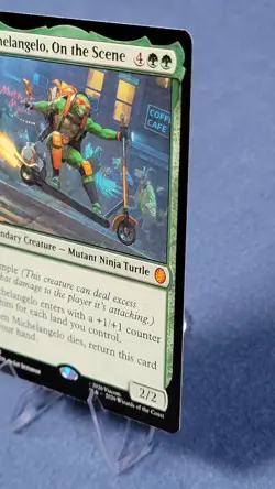 Michelangelo On The Scene NM TMC 124 Mtg Commander TMNT - Image 5