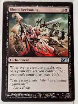 Blood Reckoning - Magic 2013 Core Set M13 - Magic the Gathering MTG Nice! - Image 1