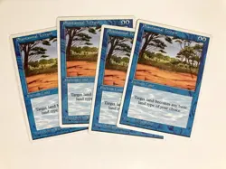 Phantasmal Terrain (4) Fourth Edition NM MTG Magic the Gathering - Image 1