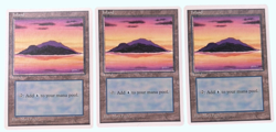 3x Island (A), 4th Edition, NM Near Mint, Magic the Gathering MTG - Image 1