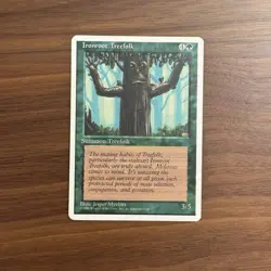 Ironroot Treefolk VLP/NM 4th Edition Core Set 1995 Magic the Gathering MTG TCG - Image 1