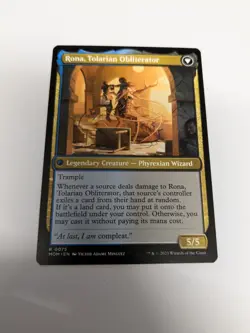MtG Magic Rona Herald Of Invasion Toalarian Obliterator MoM Machines 0075 - Image 2