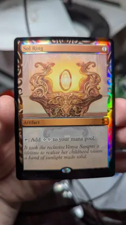 1x Sol Ring Foil NM Masterpiece Series: Kaladesh Inventions MTG EDH x1 - Image 1