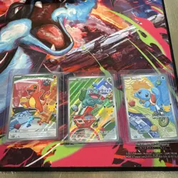 Pokemon TCG First Partner Illustration Collection Series 1 Kanto GEN 1 Starters - Image 1