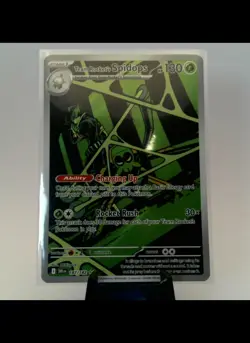 Pokemon Card Team Rocket's Spidops 187/182 Illustration Rare Destined Rivals - Image 1