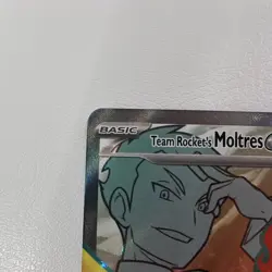 Pokemon Team Rocket's Moltres ex 208/182 Stamped Destined Rivals Holo 220HP - Image 5