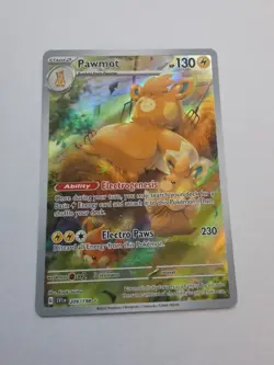 Pokemon TCG Pawmot 209/198 Illustration Rare Full Art, Scarlet & Violet NM-MT - Image 1
