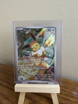 Pokemon TCG Eevee SVP 173 Scarlet & Violet Promo Holo English - Image 1