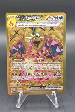 Charizard ex Gold 228/197 Pokemon TCG: Obsidian Flames Hyper Rare - Image 1
