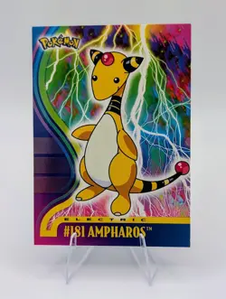 2001 Topps Johto Series Pokemon: Ampharos #181 - Image 1
