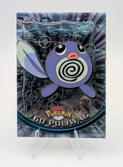 2000 Topps Chrome Pokemon: Poliwag #60 - NM - Image 1