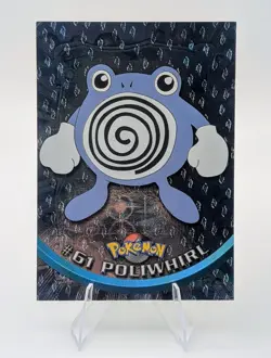 1999 Topps Pokemon Black Logo: Poliwhirl Foil #61 - NM - Image 1