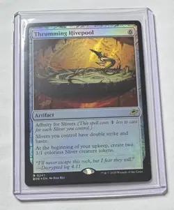 Thrumming Hivepool #247 Edge of Eternities Foil Rare Artifact MTG NM/M - Image 1