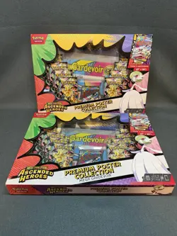 LOT OF 2 Pokemon Ascended Heroes Premium Poster Collection Gardevoir New - Image 1