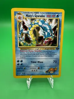 Pokemon Misty's Gyarados Gym Challenge 13/132 Holo Rare Unlimited - Image 1