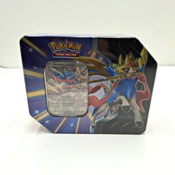 Pokemon 2025 Slashing Legends Collectors Tin - ZACIAN EX (5 Packs & 1 Foil) New - Image 1