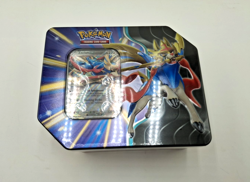 Pokemon 2025 Slashing Legends Collectors Tin - ZACIAN EX (5 Packs & 1 Foil) New - Image 2