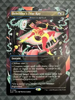 MTG Beholder’s Fear Ray #1790 Rare Secret Lair Drop Series (SLD) - Image 2