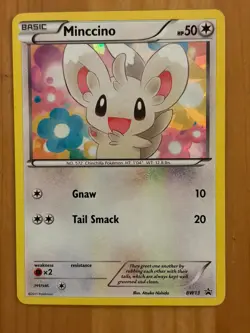 Minccino BW13 Cracked Ice Holo LP - Black & White Promo 2011 - Pokemon TCG - Image 1