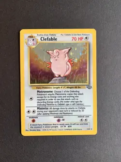 Pokemon Clefable Jungle Holo 1/64 Unlimited MP - Image 1