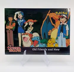 Topps Pokemon Screen Snaps! Blue Logo: Old Friends And New Foil - LP - Image 1