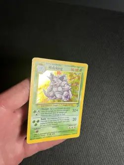 Pokemon TCG Nidoking 11/130 Base Set 2 Holo Rare HP - Image 4