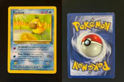Psyduck 53/62 Common Fossil Pokemon Damaged - Image 1